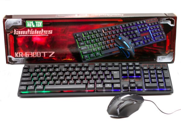 COMBO TECLADO Y MOUSE ALAMBRICO KR-6300TZ