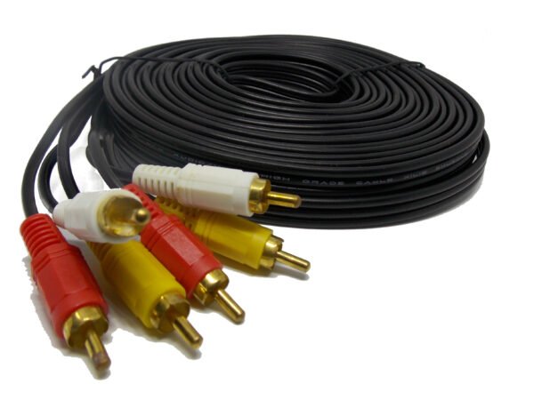 CABLE RCA A RCA 3X3 10 MTS