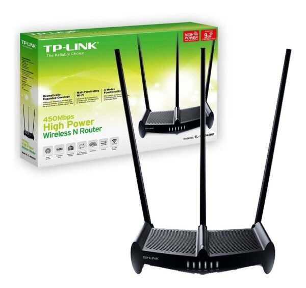 TP LINK TL-WR941HP ROUTER INALAMBRICO ALTA POTENCIA 450Mbps