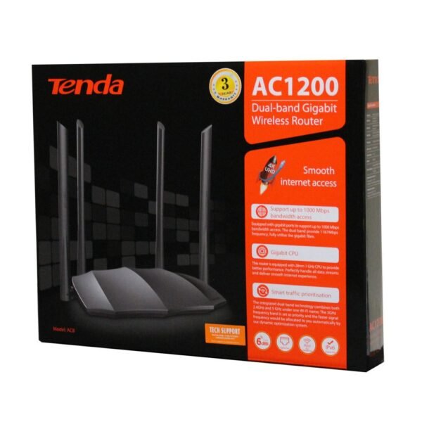 ROUTER TENDA 1200 AC8 DUAL BAND
