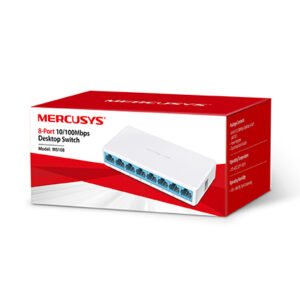 MS108   SWITCH DE ESCRITORIO NO ADMIN 8 PUERTOS 10/100