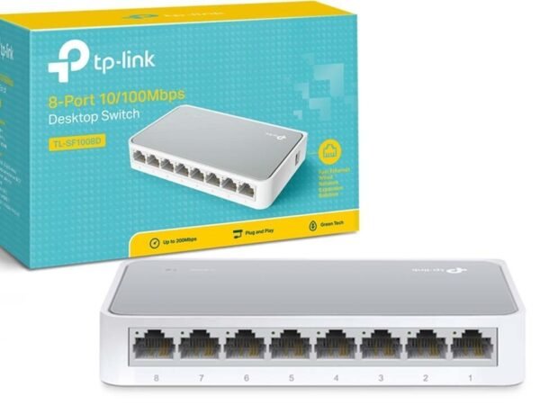 TP LINK TL-SF1008D SWITCH 8PT RJ45