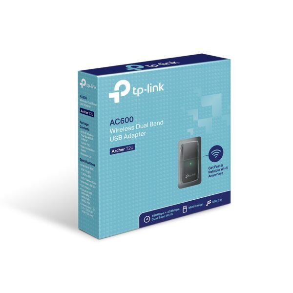 ARCHER T2UHP TARJETA DE RED ADAPTADOR USB AC600 WI.FI  USB BANDA DUAL