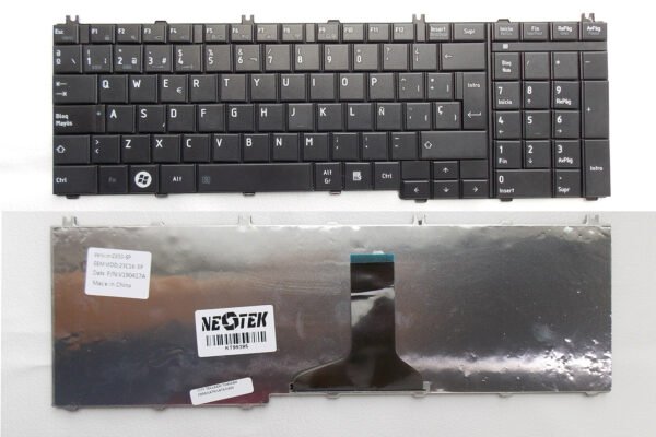 TECLADO TOSHIBA C650/L670/L675/L650