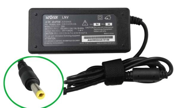 CARGADOR LENOVO 20V 2.0A HOMOLOGADO
