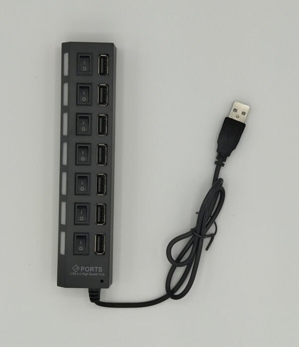 HUB USB 7 PUERTOS CON SWICH