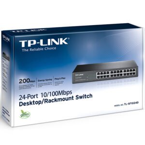TP LINK TL-SF1024D SWITCH 24PUERTOS 10/100 RJ45