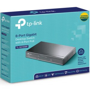 TP LINK TL-SG1008P SWITCH POE 8 PTOS GIGABIT ESC
