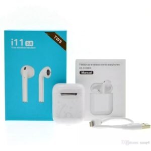AUDIFONOS INALAMBRICOS i11 - 5.0- TWS BLANCO