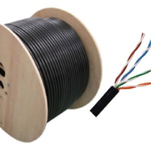 CABLE UTP CAT6e CERTIFICADO EXTERIOR 100 % COBRE 305 MTS