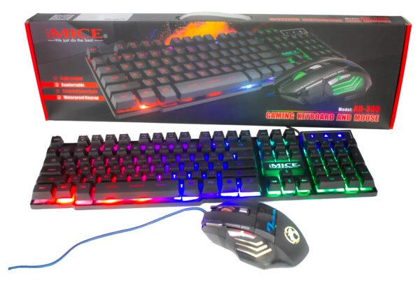 COMBO TECLADO Y MOUSE ALAMBRICO AN-300