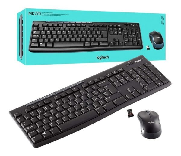 COMBO INALAMBRICO TECLADO Y MOUSE LOGITECH MK270