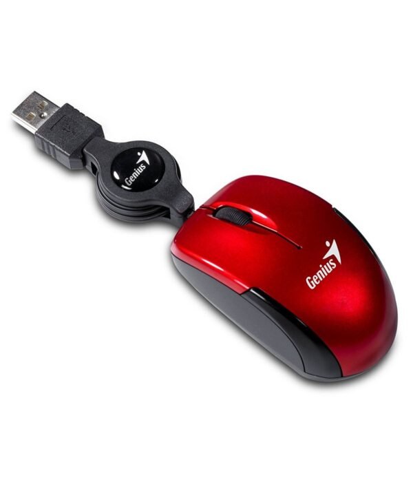 MOUSE GENIUS MICRO TR USB ROJO
