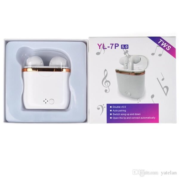 AUDIFONOS INALAMBRICOS BLANCO( YL-7P)