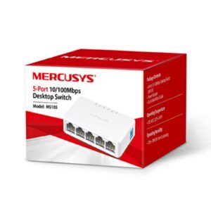 MS105   SWITCH DE ESCRITORIO NO ADMIN 5 PUERTOS 10/100