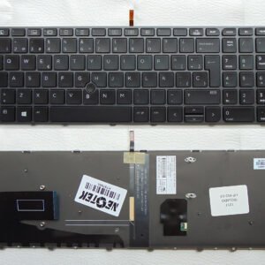 TECLADO PORTATIL HP ELITEBOOK 850 G3 G4 755 G3 G4 ZBOOK 15U G3 15U G4 CON TRACKPOIN RETROILUMINADO ESPAÑOL CON MARCO