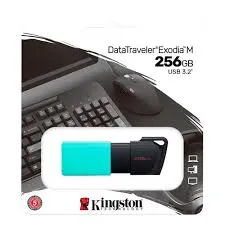 MEMORIA USB KINGSTON ORIGINAL DATATRAVELER EXODIA M 256GB 3.2