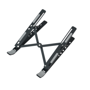 BASE PARA PORTATIL ALUMINIO N3 6 POSICIONES NEGRA