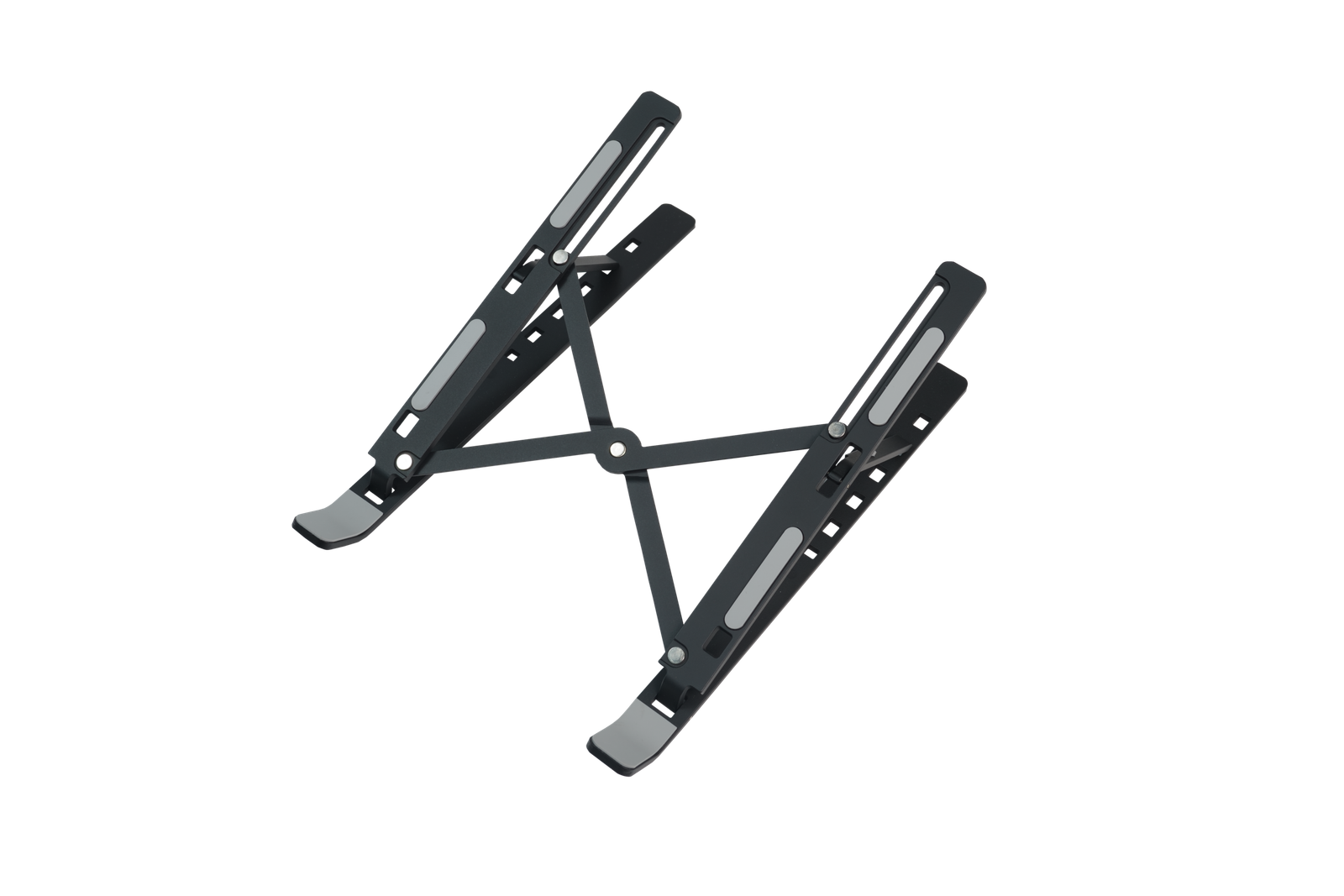 BASE PARA PORTATIL ALUMINIO N3 6 POSICIONES NEGRA