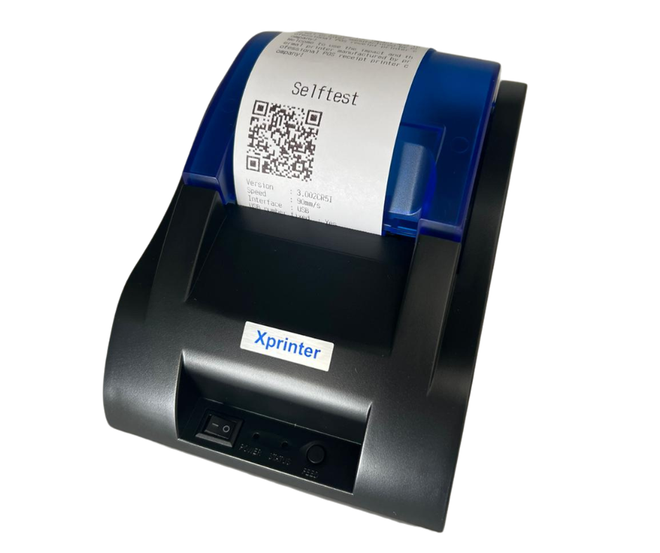 IMPRESORA TERMICA XPRINTER CON VISOR 58mm USB-PLUG -90mm/s