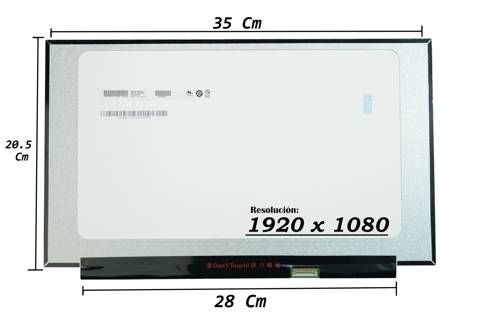 PANTALLA 15.6 SLIM 30 PINES NANO EDGE SIN GUIAS FHD (1920*1080) - Image 3