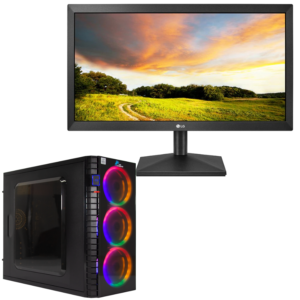 TORRE ACRILICO RGB CORE I3-10105U RAM 8GB DDR4 SSD 240GB