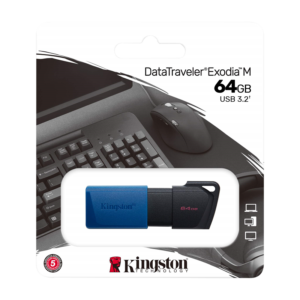 MEMORIA USB KINGSTON ORIGINAL DATATRAVELER EXODIA M 128GB 3.2